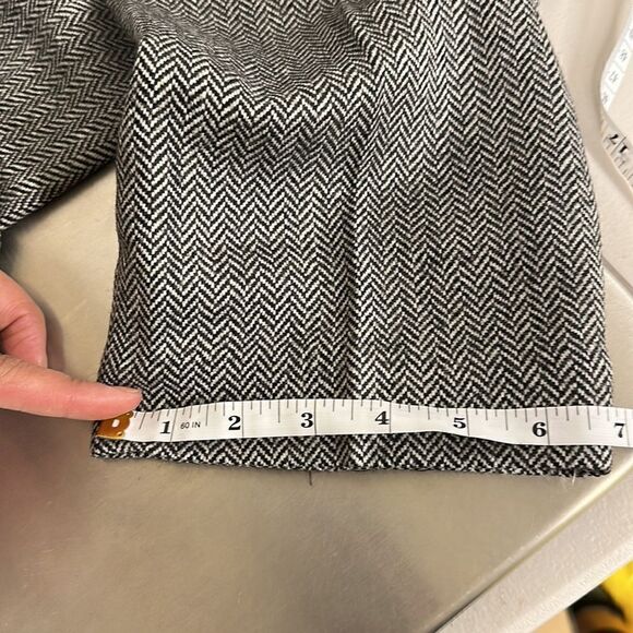 Tibi Herringbone Wool pants NEW with tags Size 0 - Picture 9 of 9